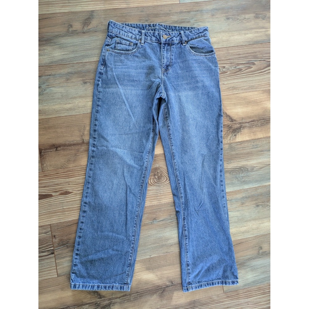 Empyre Zia Vintage Straight Mid Rise Medium Wash Denim Jeans Size 2